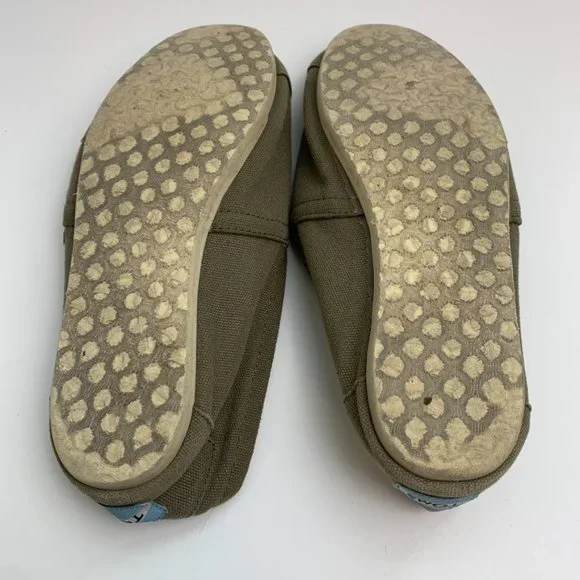Toms Green Classic Canvas Shoes - Picture 4 of 9